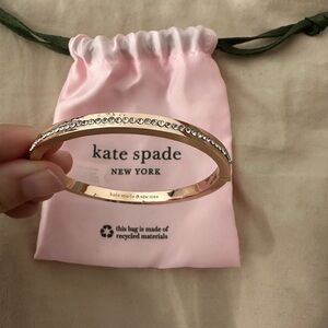 kate spade Rose Gold Crystal Pavé Bangle Bracelet